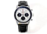 Breitling Chronometre Navitimer 43MM in Diameter B01 Movement White with Black Watch
